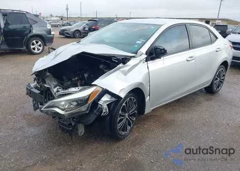 2016 Toyota Corolla S Plus z USA, uszkodzony, nr VIN 5YFBURHE0GP511452